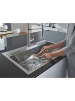 Grohe K800 Rozsdamentes acél mosogatótálca 846x510 mm, szatén 31584SD1