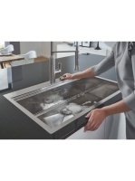 Grohe K800 Rozsdamentes acél mosogatótálca 846x510 mm, szatén 31584SD1