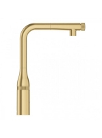 Grohe Essence SmartControl konyhai csaptelep kihúzható zuhanyfejjel, szálcsiszolt világos arany 31615GN0