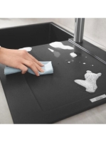 Grohe K500 Kompozit mosogatótálca csepegtetővel 860x500 mm, gránit fekete 31644AP0