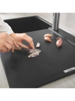 Grohe K500 Kompozit mosogatótálca csepegtetővel 860x500 mm, gránit fekete 31644AP0