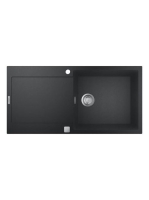 Grohe K500 Kompozit mosogatótálca csepegtetővel 1000x500 mm, gránit fekete 31645AP0