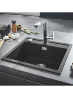 Grohe K700 Kompozit mosogatótálca 560x510 mm, gránit fekete 31651AP0