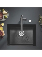 Grohe K700U Kompozit mosogatótálca 610x460, gránit fekete 31655AP0