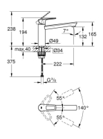 Grohe BauLoop egykaros mosogatócsap 31706000