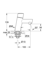 Grohe Concetto kifolyószelep 32207001