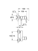 Grohe Concetto zuhanycsaptelep 32210001