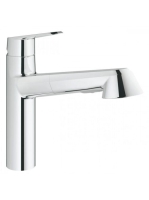 Grohe Eurodisc Cosmopolitan króm mosogató csaptelep kihúzható fejjel 32257002