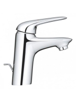 Grohe Wave egykaros mosdócsaptelep S-méret húzórudas leeresztővel, króm 32284001