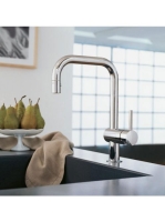 Grohe Minta egykaros konyhai csaptelep kihúzható 2 funkciós fejjel, króm 32322002