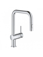 Grohe Minta egykaros konyhai csaptelep kihúzható 2 funkciós fejjel, króm 32322002