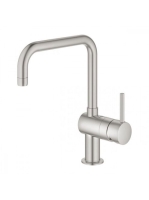 Grohe Minta egykaros konyhai csaptelep elfordítható kifolyóval, rozsdamentes acél hatású 32488DC0