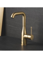 Grohe Essence egykaros mosdócsaptelep L-es méret, szálcsiszolt világos arany 32628GN1