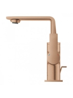 Grohe Allure egykaros mosdócsaptelep, húzórudas leeresztőszeleppel szálcsiszolt rose arany 32757DL1