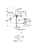 Grohe Euroeco Speciál orvosi csaptelep 32788000