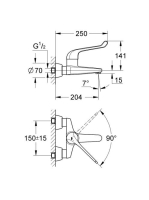 Grohe Euroeco Speciál orvosi csaptelep 32795000