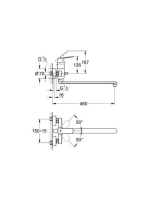 Grohe Eurosmart Cosmopolitan mosdócsaptelep, 1/2" 32847000