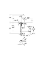 Grohe Essence króm egykaros mosdócsaptelep leeresztőszeleppel, S-es méret 32898001