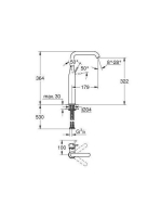 Grohe Essence egykaros mosdócsaptelep XL-es méret, grafit 32901A01