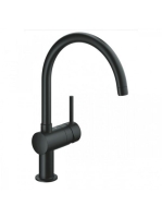 Grohe Minta egykaros konyhai csaptelep elfordítható kifolyóval, bársony fekete 32917KS0