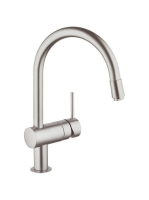 Grohe Minta mosogató csaptelep rozsdamentes acél hatású 32918DC0