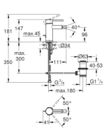 Grohe Essence bidécsaptelep S-es méret, szálcsiszolt rose arany 32935DL1