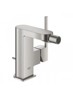 Grohe Plus szögletes egykaros bidécsaptelep leeresztővel, rozsdamentes acél hatású 33241DC3