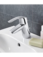 Grohe Eurosmart mosdó csaptelep, automata leeresztővel S-Size 33265002
