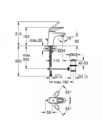 Grohe Eurostyle mosdócsaptelep S-Size 33558003