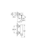 Grohe Essence egykaros zuhanycsaptelep, grafit 33636A01