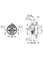 Grohe univerzális falba épített csaptelep 33961000