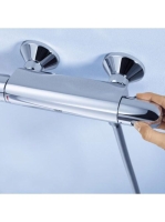 Grohe Grohtherm 1000 termosztátos zuhanycsaptelep, króm 34143003