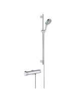 Grohe Grohtherm 2000 termosztátos zuhanycsaptelep zuhanyszettel, króm 34482001