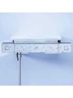 Grohe Grohtherm Cube termosztátos zuhanycsaptelep zuhanypolccal, króm 34491000