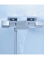 Grohe Grohtherm Cube termosztátos kádcsaptelep Waterfall kifolyással, króm 34497000
