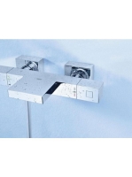 Grohe Grohtherm Cube termosztátos kádcsaptelep Waterfall kifolyással, króm 34497000