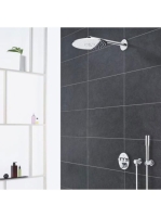 Grohe Grohtherm SmartControl tökéletes zuhanyrendszer szett Rainshower SmartActive 310 fejzuhannyal, króm 34705000