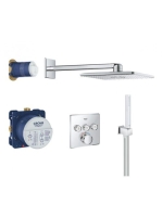 Grohe Grohtherm Smartcontrol Falsík alatti termosztátos zuhanyrendszer, króm 34706000