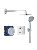 Grohe Grohtherm teljes zuhanyrendszer Rainshower Cosmopolitan 210 fejzuhannyal, króm 34734000