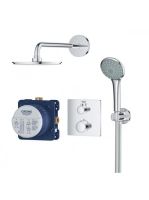 Grohe Grohtherm teljes zuhanyrendszer Rainshower Cosmopolitan 210 fejzuhannyal, króm 34734000