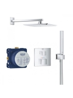 Grohe Grohtherm Cube teljes zuhanyrendszer Rainshower Allure 230 fejzuhannyal, króm 34741000