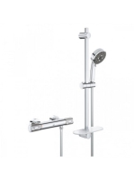 Grohe Precision Feel termosztátos zuhanycsaptelep zuhanyszettel, króm 34791000