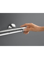 Grohe Precision Flow termosztátos zuhanycsaptelep beépített elzárószeleppel, króm 34840000