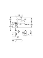 Grohe Euroeco Cosmopolitan E mosdó csaptelep infravörös elektronikával 36271000