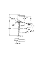 Grohe Eurosmart Cosmopolitan S önelzáró, keverős mosdócsaptelep 36318000