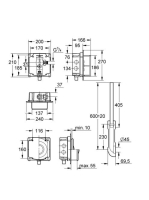 Grohe Rondo falba építhető WC-öblítőszelep 37048000