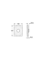 Grohe Surf nyomólap, króm 37069000