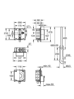 Grohe Rondo falba építhető WC-öblítőszelep 37157000