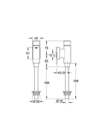 Grohe Rondo vizelde öblítőszelep 1/2" 37342000