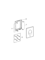 Grohe Skate Air nyomólap matt króm 38505P00